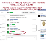 Intense Skin Peeling Scar Remover Kit ISPSR 60ml kit