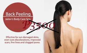 Back Peeling with Scar and Laser Treatment